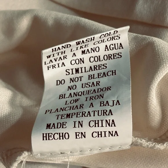 Maniju Blue Ivory Floral Fit and Flare Short Dress Sleeveless Formal Size Large - Picture 11 of 11